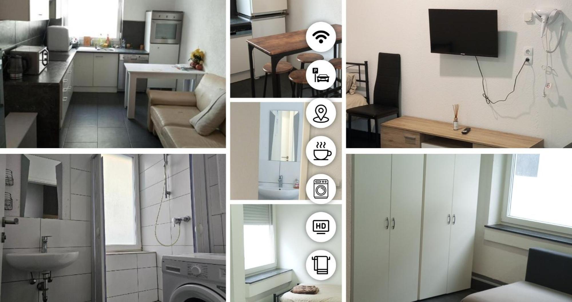 Gemuetliches Lisa Zimmer Mit Gemeinschaftskueche Heilbronn Zentrum מראה חיצוני תמונה